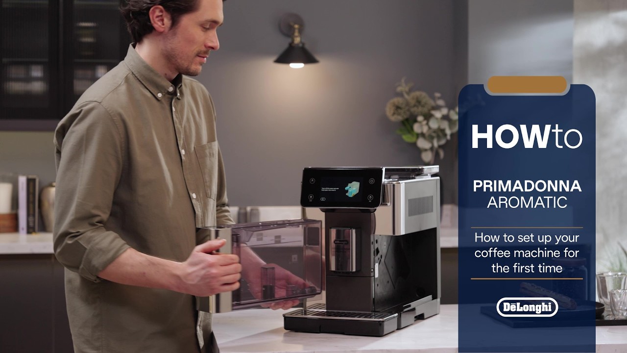 PrimaDonna Aromatic | How to set up your coffee machine for the first time