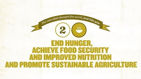 Sustainable Development Goal 2 - Zero hunger
