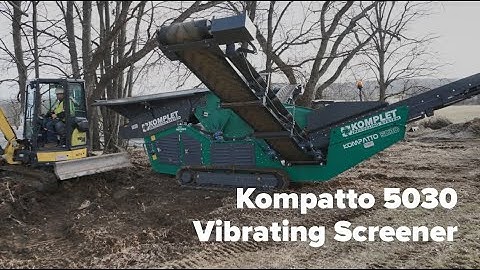 Komplet Kompatto 5030 Mobile Compact Screener Processing Topsoil