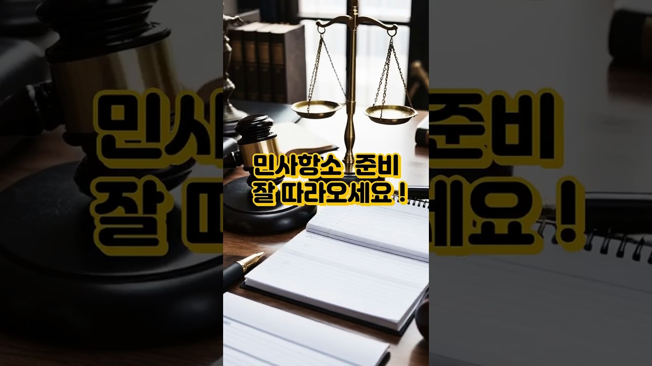 민사항소, 무작정하면 안 됩니다 | 부산 변호사 한병철 변호사