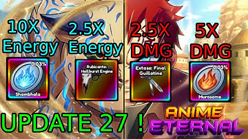 New Update 27 ShowCase In Anime Eternal Simulator