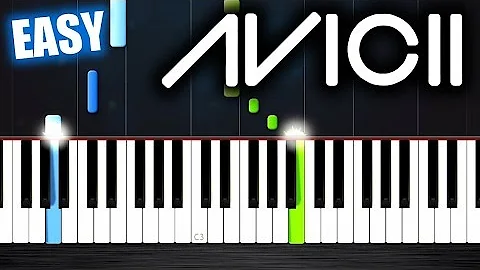Avicii - Levels - EASY Piano Tutorial by PlutaX