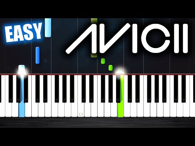 Avicii - Levels - EASY Piano Tutorial by PlutaX