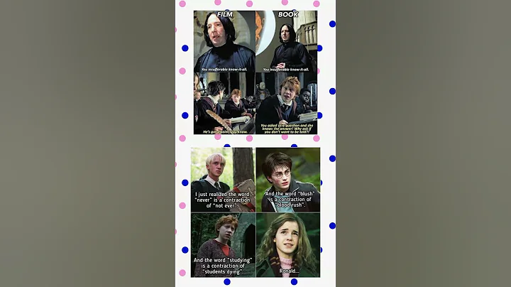 When Ron Outshines Hermione 😂 | Harry Potter Meme | Book vs Film Moments #shorts #memes #harrypotter