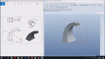 tutorial pro-engineer  blend Protrusion _ Rotational