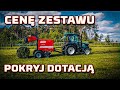 Cenę zestawu👉nowy ciągnik + prasa zwijająca👉pokryjesz dotacją👉Kto może mieć za darmo, jak i kiedy?