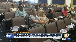 Navy's first west coast LGBT event