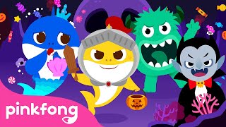 Go Away Monster! 🍬| Baby Shark Learns Trick or Treat | Halloween Songs | Pinkfong Songs for Children