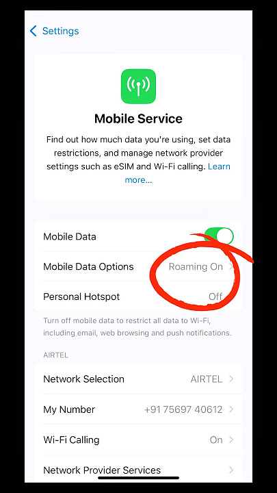 How to turn on data roaming on iphone | How to enable data roaming on iPhone | iPhone data roaming