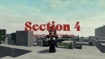 HOW TO ESCAPE SECTION 4 IN THE MAZE TRIALS (ROBLOX GUIDE!)