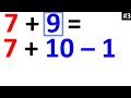 Adding by 9 Quiz