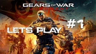 Let's Play Gears of War Judgement Part 1 - Intro / Museum of Military Glory / Old Town - HD