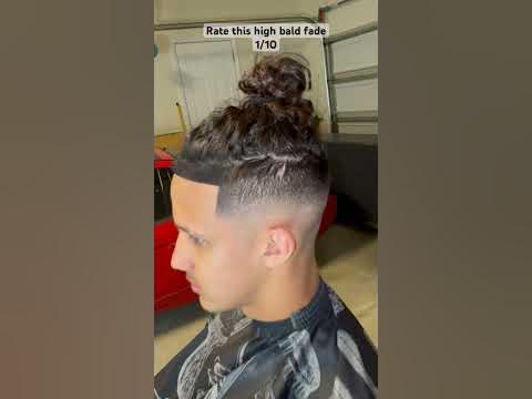 Seventeen year old barber, high bald fade #youngbarber #haircut #