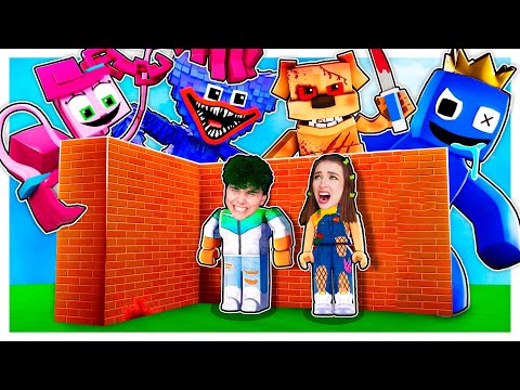 СТРОЙ СТЕНЫ - ЧТОБЫ ВЫЖИТЬ от МОНСТРОВ в РОБЛОКС 😱 ROBLOX