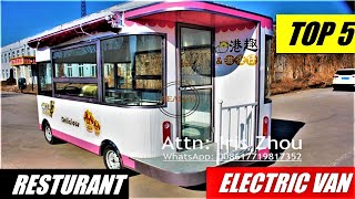 Top 5 Electric Food Van -  Kitchen Trailer - Mini Resturant