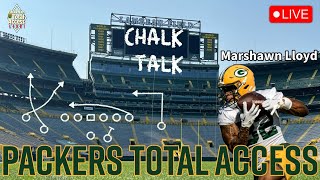 LIVE Packers Total Access Chalk Talk | Marshawn Lloyd Highlights | #GoPackGo #Packers