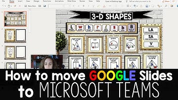 How to move Google Slides to Microsoft Teams