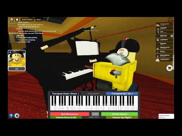 Sonic Green Hill Zone Roblox Piano ( Sheets in disc.) 