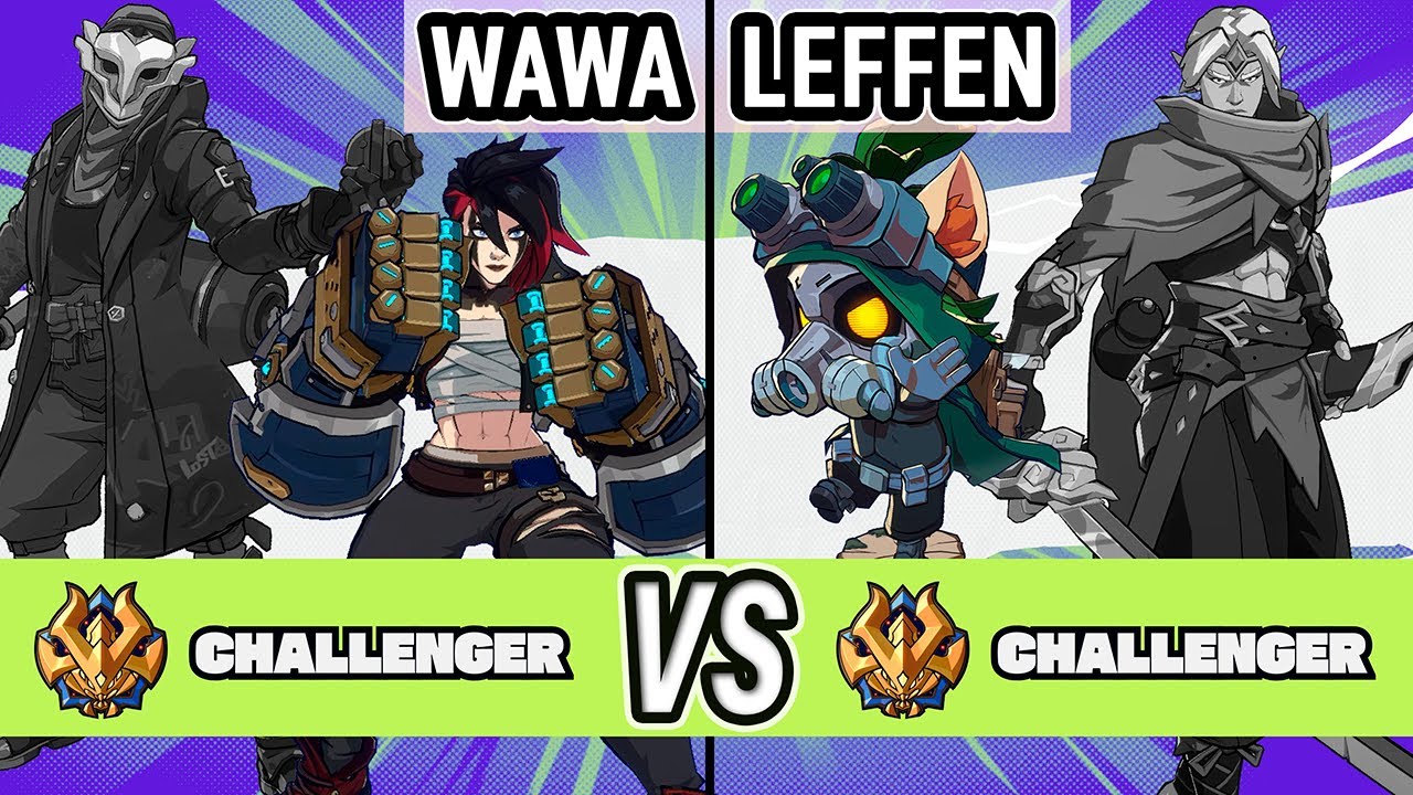 2XKO ▰ Wawa (Vi / Ekko) vs Leffen (Teemo / Yasuo) ▰ High Level Gameplay