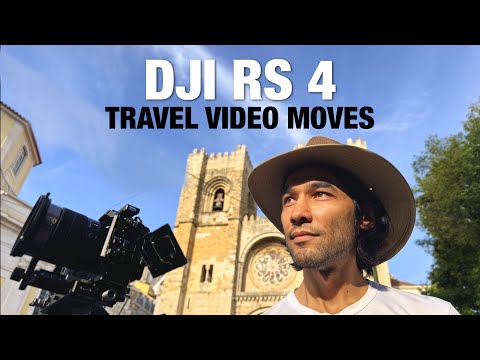 Travel Video Gimbal Moves with DJI RS 4 [Whip Pan, Vertical Mode, Joystick Zoom, Running]