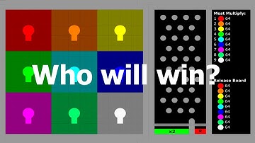 Multiply or Release #4 - Marble battle in Algodoo