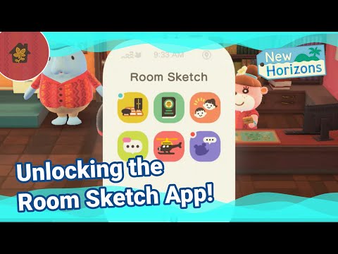 Unlock The New Room Sketch NookPhone App! | Animal Crossing New Horizons