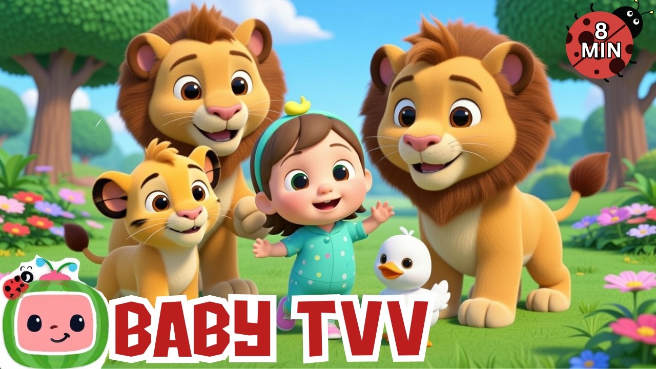 Маленькая девочка, семейство львов и маленький утёнок: самое доброе приключение на свете