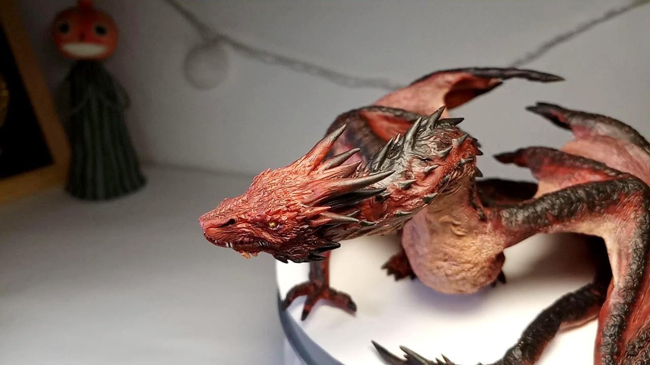 Дракон Смауг из полимерной глины