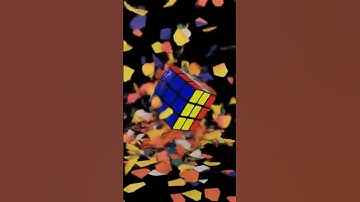 My Rubik’s Cube is ruined by AI after solving itself #aiart #3d #artist #rubikscube #shorts