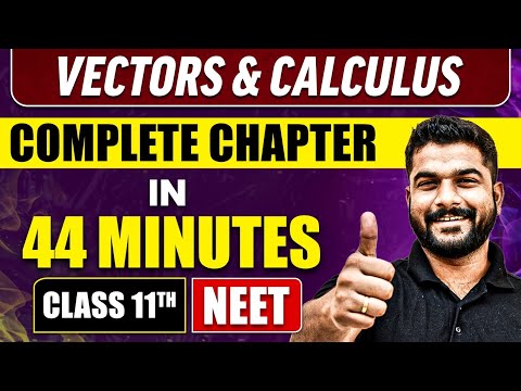 VECTORS AND CALCULUS in 44 Minutes 