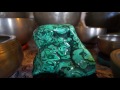 ~ Malachite Meditation ~ w/Tibetan Bowls and Gongs ~ 15 min. ~