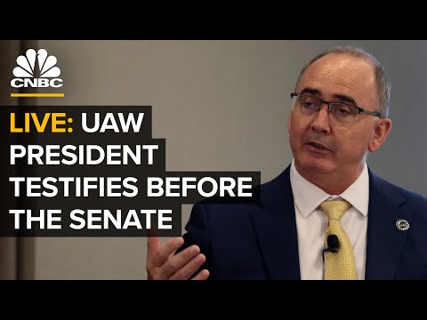 LIVE: UAW President Shawn Fain testifies at the Senate hearing on unions — 11/14/23 Episode cover