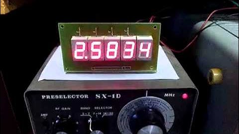 Frequency Counter RED FND KIT NEW MODEL