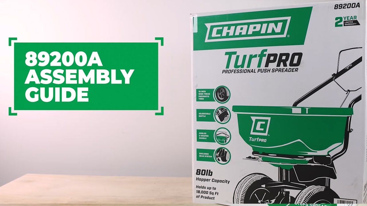 Chapin TurfPro™ 80 Pound Broadcast Landscape Lawn Spreader