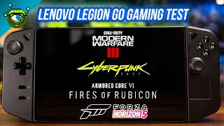 Lenovo Legion Go Gaming Test | Cyberpunk 2077, Armored Core 6, Forza Horizon 5, COD:MW3