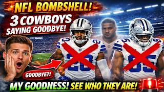Famous 🚨 NFL BOMBSHELL! 3 COWBOYS STARS JUST SAID GOODBYE... Jerry Jones Made His Decision! Net Worth