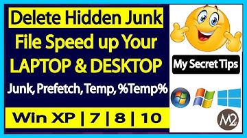 Remove Junk Files to Clean Up Your Computer| Win xp/win7/Win8.1/win10 | using my Secrete Tips