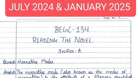 BEGC 134 solved handwritten assignment 2024-2025 | BEGC 134 solved assignment in English 2024-2025 |