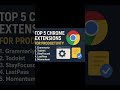 🚀 Top 5 Chrome Extensions for Maximum Productivity!
