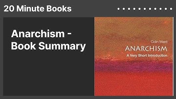Anarchism - Book Summary