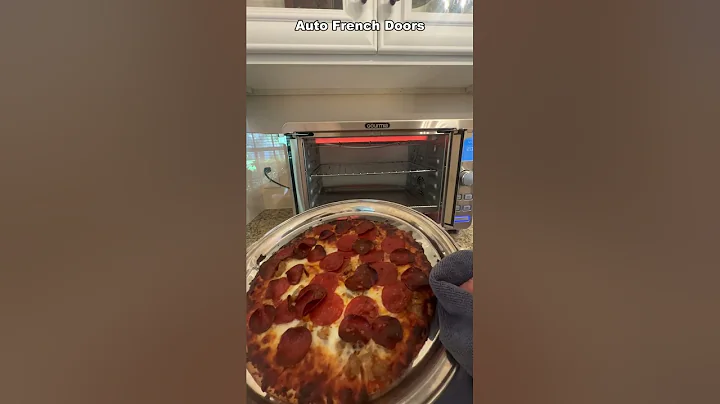 Gourmia 9-Slice Digital Air Fryer Oven with 14 One-Touch Cooking Functions and Auto French Doors