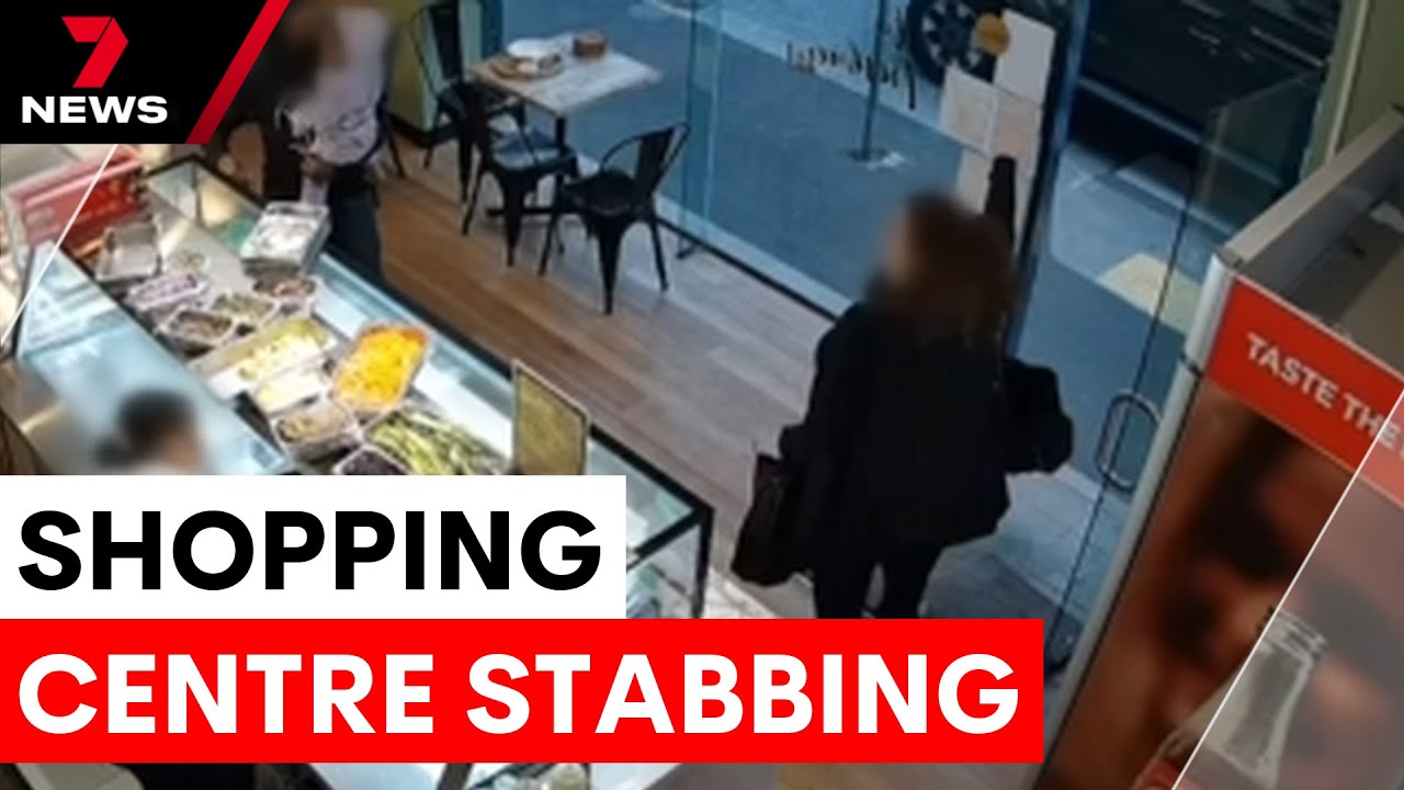 Man charged in Melbourne shopping centre stabbing | 7NEWS - YouTube