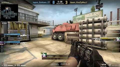 CS:GO Highlight - Ace Clutch on Cache :: Faceit Lvl4