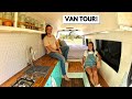 Van Tour | DIY SPRINTER CONVERSION - Off-grid tiny home on wheels| VAN LIFE