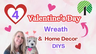 *NEW* Craft Your Valentine's Day Home with a Heart  Wreath  DIY |  Dollar Tree Decor Ideas