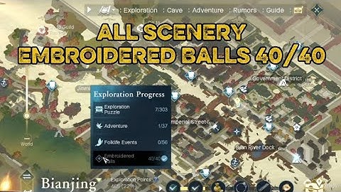 SWORD OF JUSTICE - Collection Scenery Map Bianjing COMPLETE