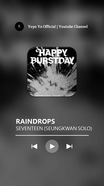 SEVENTEEN - Raindrops (SEUNGKWAN Solo) (Ringtone Cut)