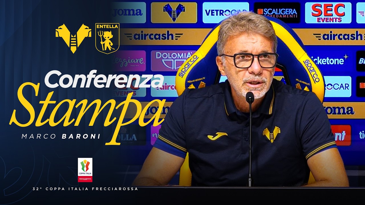 Coppa Italia Frecciarossa 2026/27 | Le parole di mister Marco Baroni prima di #VeronaEntella