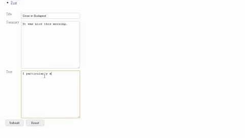 WebSharper - A Tiny F# Blog Engine