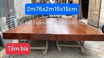chiếu ngựa nguyên khối gỗ cẩm hồng